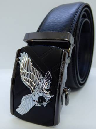 Boucle de ceinture gürtelschliesse argenté et laqué motif croco * 